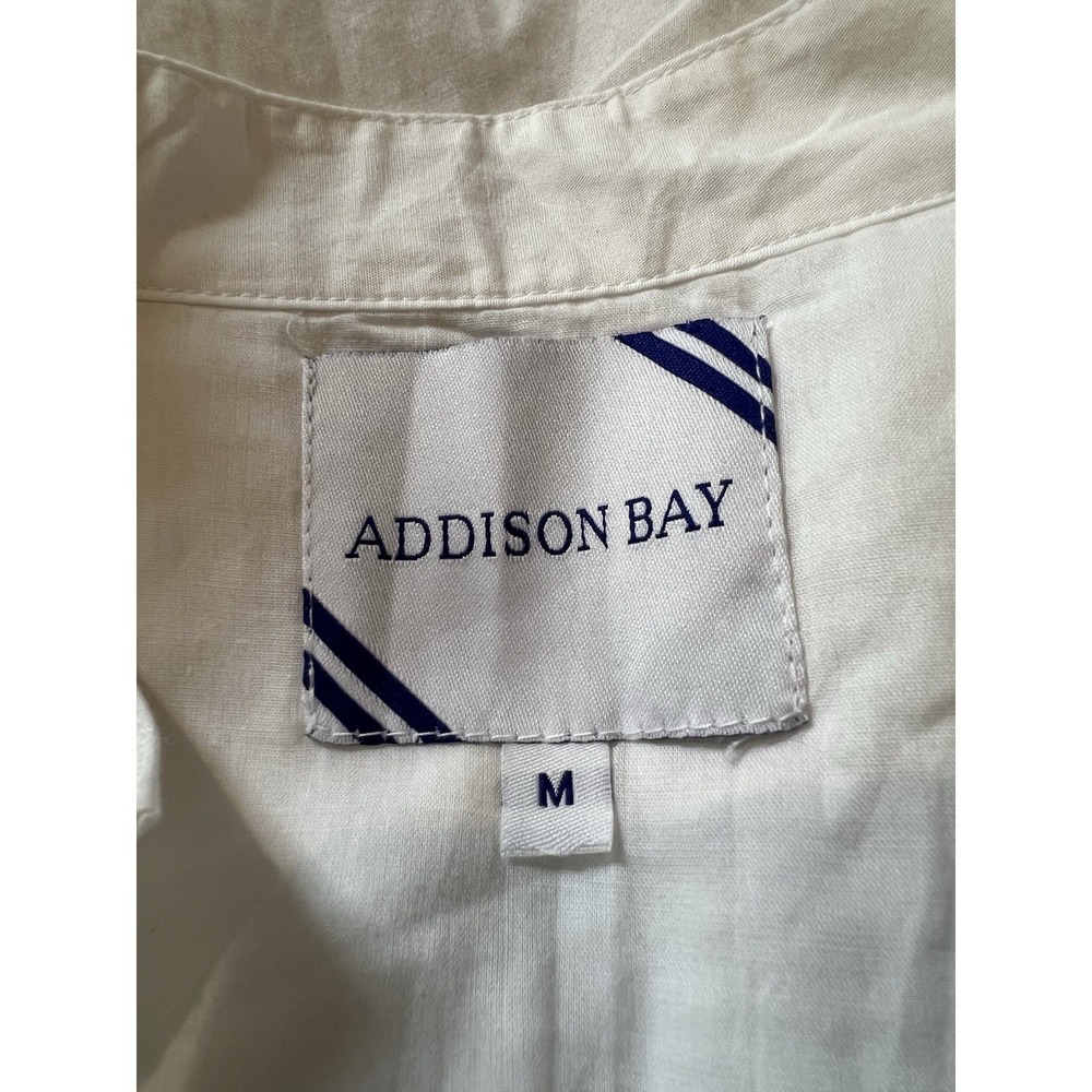 Tuckernuck Addison Bay White Maritime‎ Cotton Dress Tiered Preppy Nautical - Picture 5 of 8